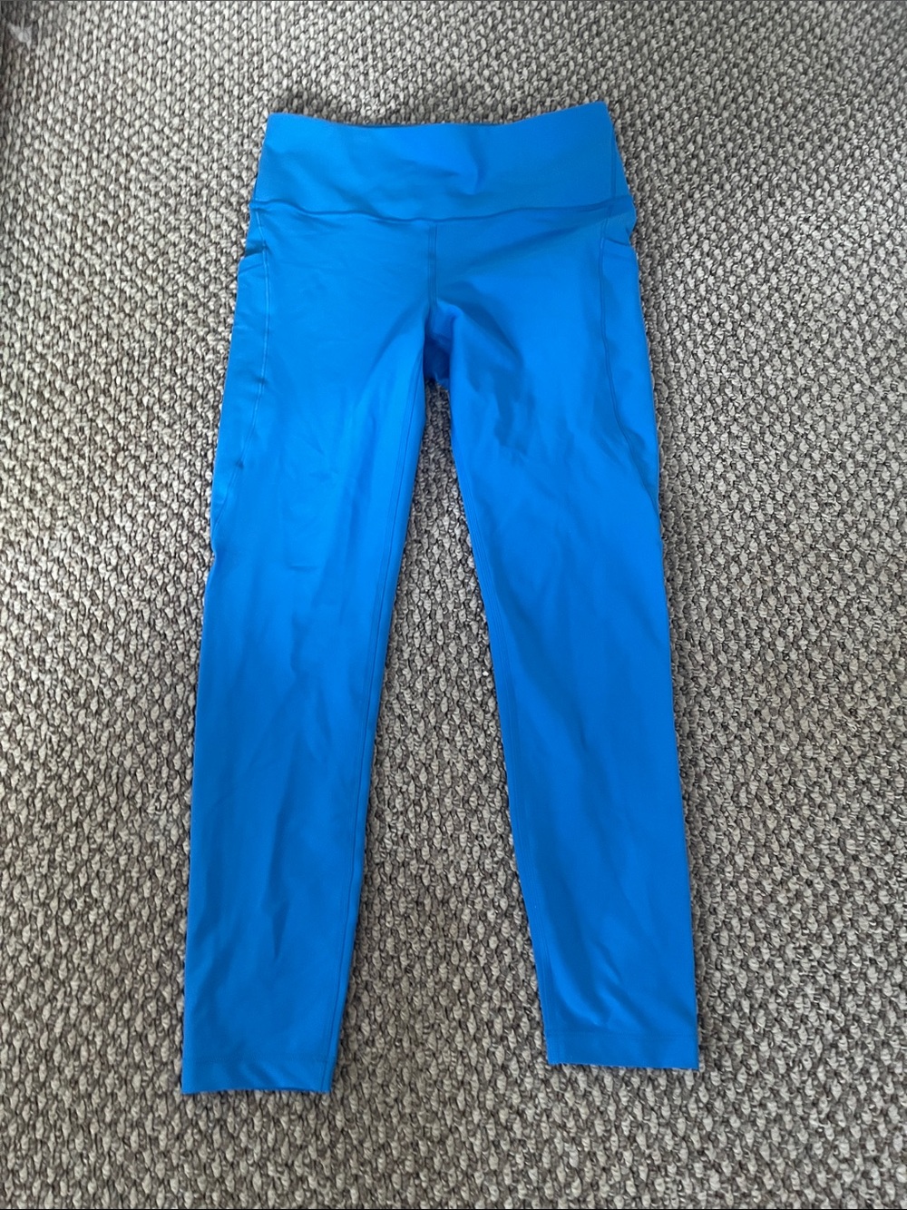 Athleta Cyan/Blue High-Rise Performance Leggings